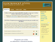 Tablet Screenshot of eucitel.cz